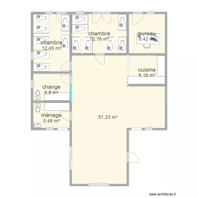 stade proposition. Plan de 