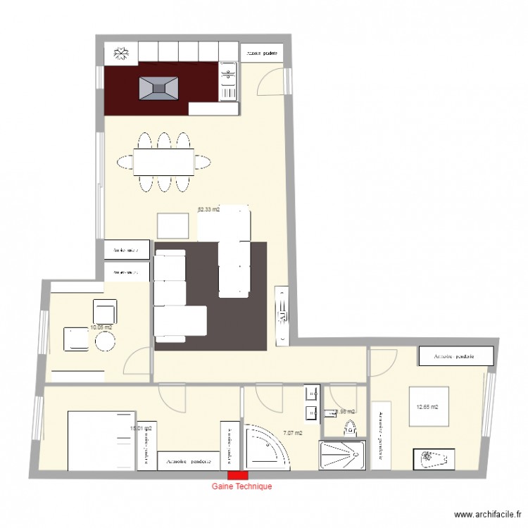 Bettembourg 5 Salon2. Plan de 0 pièce et 0 m2
