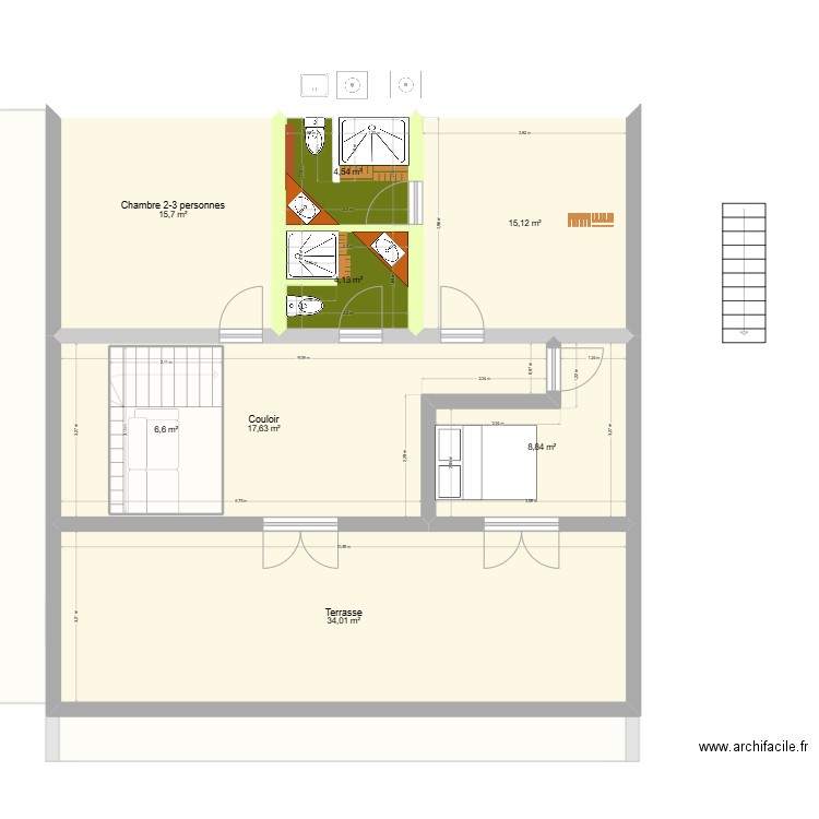 Finland Coco. Plan de 18 pièces et 300 m2