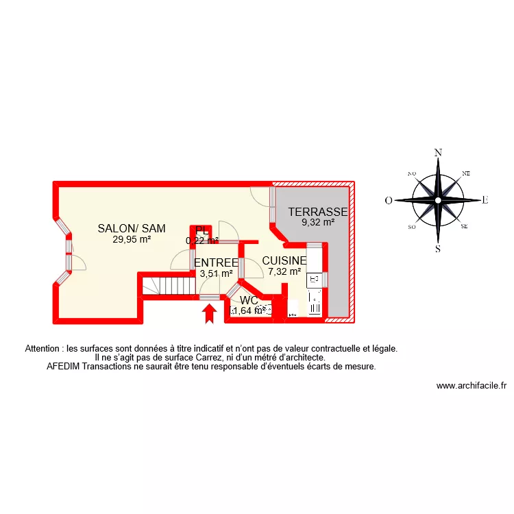 BI 10976 ETAGE 1 NIVEAU 1. Plan de BI 10976 ETAGE 1 NIVEAU 1. Plan de