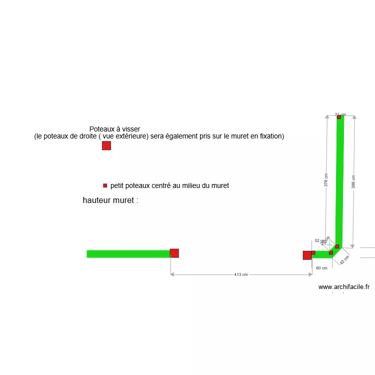 SCI LES CEDRES projet. Plan de 