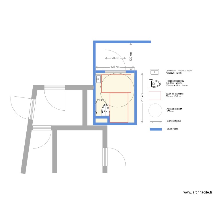 Plan Archi Sanitaire 02. Plan de 0 pièce et 0 m2