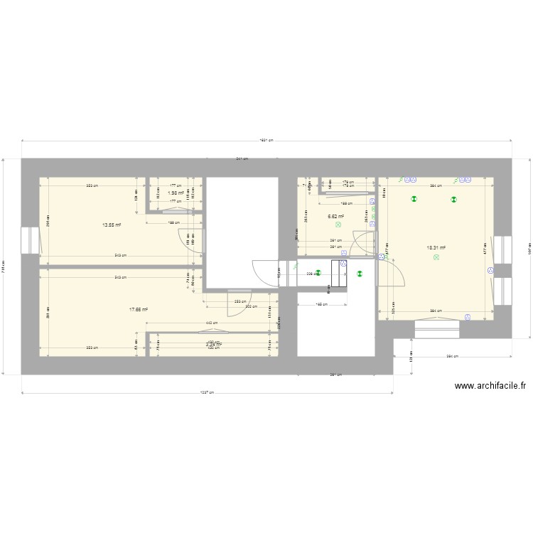 Projet 1er étage. Plan de 0 pièce et 0 m2