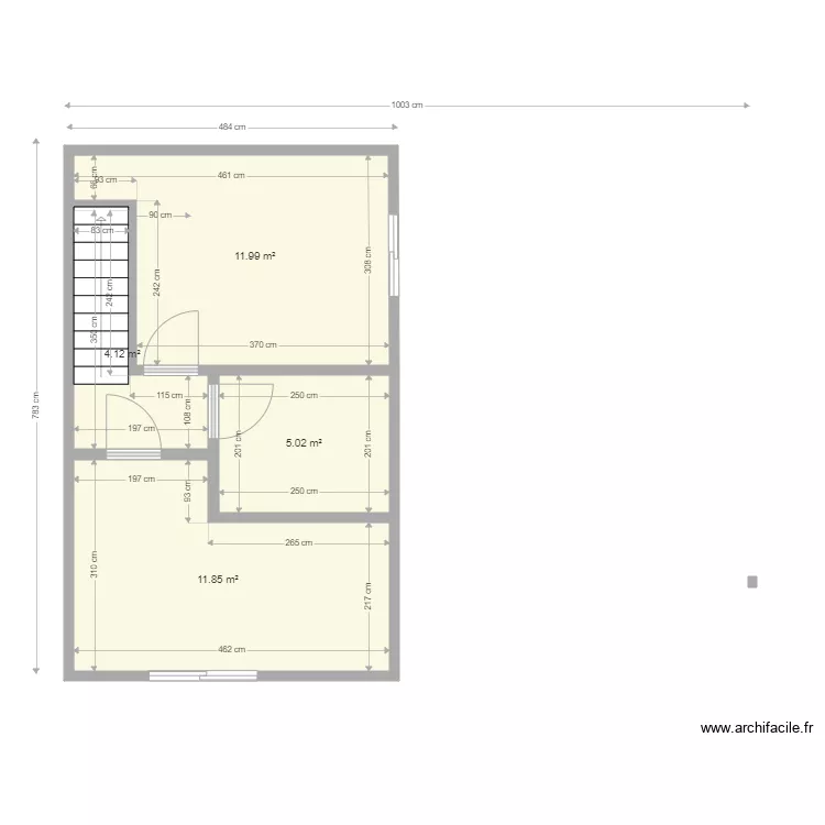 maisonenriqueetageangle5. Plan de 