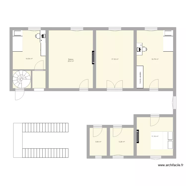 appartement. Plan de 