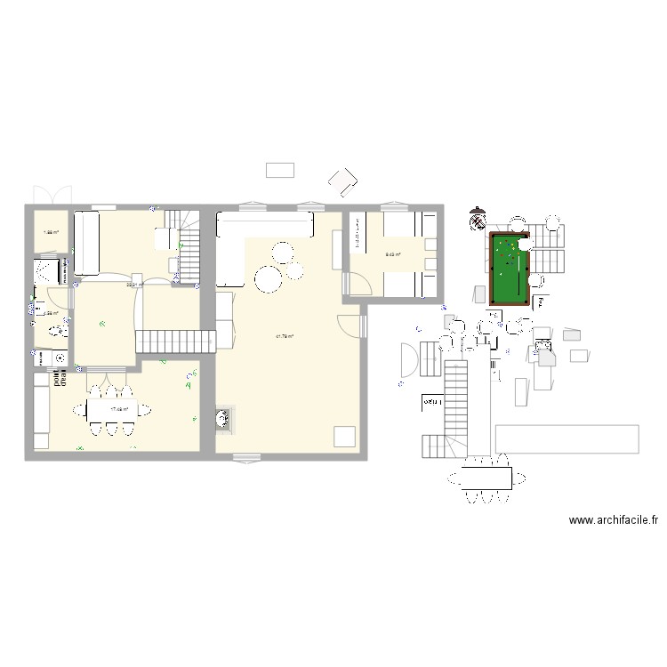 CENTROOLHAOJUILLET. Plan de 0 pièce et 0 m2