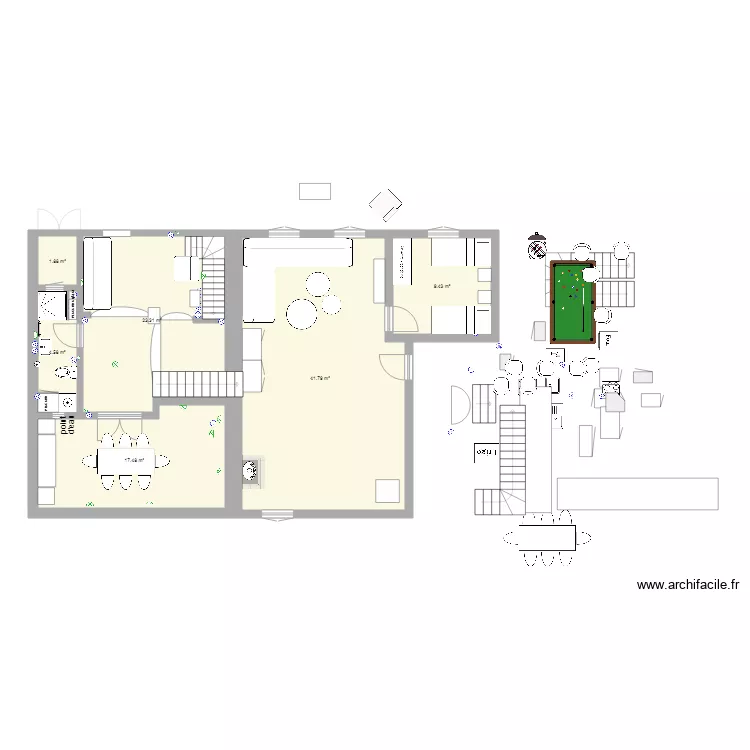 CENTROOLHAOJUILLET. Plan de 