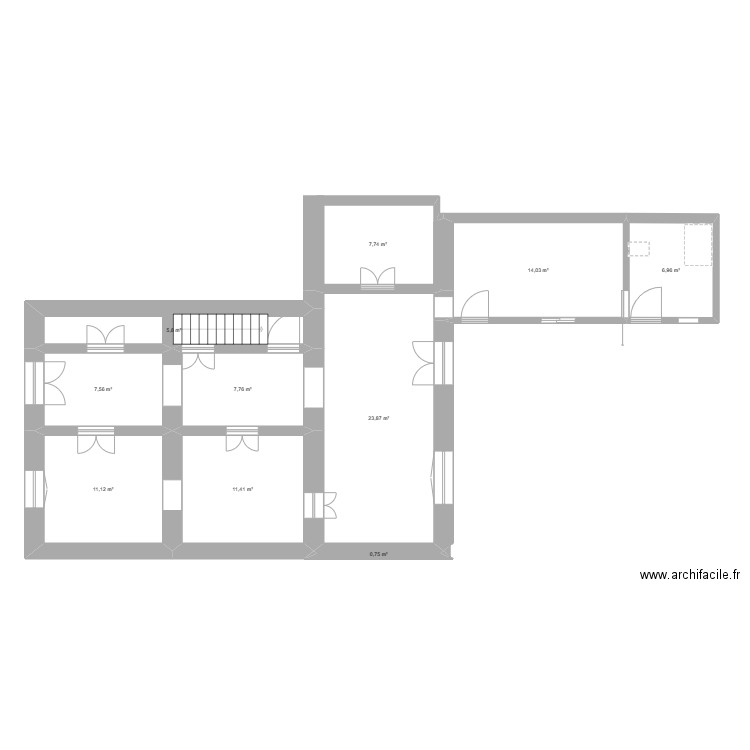 pueblo 3. Plan de 0 pièce et 0 m2