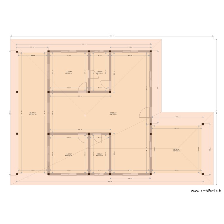 projet maison. Plan de 0 pièce et 0 m2