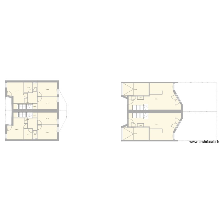 Home existant 79 et 81. Plan de 0 pièce et 0 m2