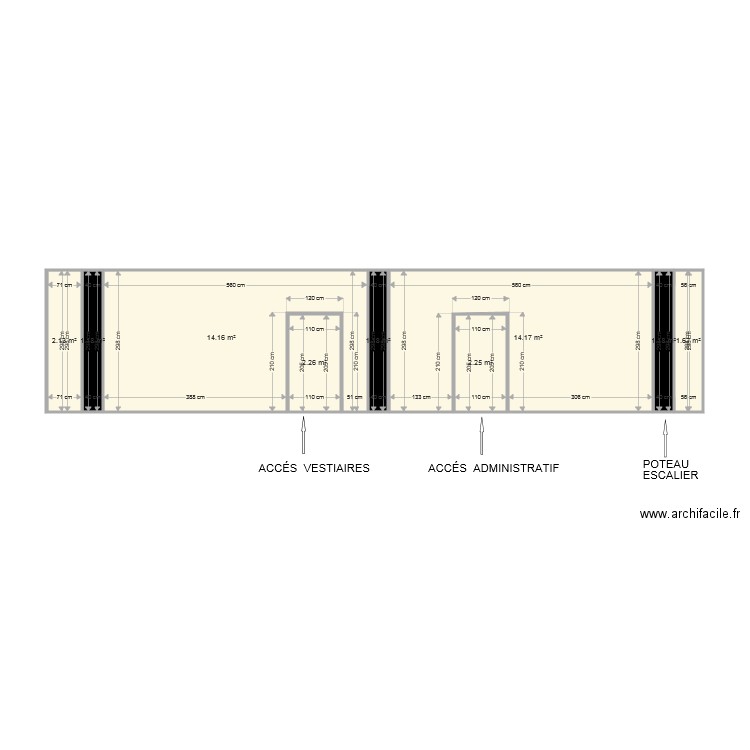 MUR ATELIER  ADMINISTRATIF. Plan de 0 pièce et 0 m2