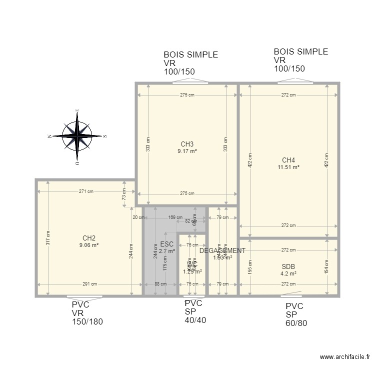 CAVACO. Plan de 0 pièce et 0 m2