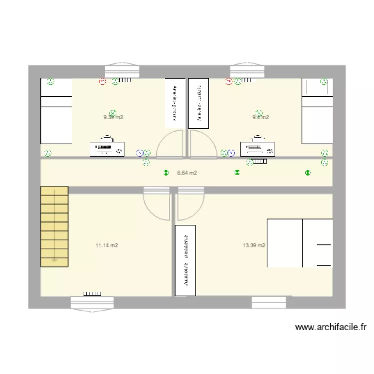 Maison sous sol DAVID ET LAMIA. Plan de 