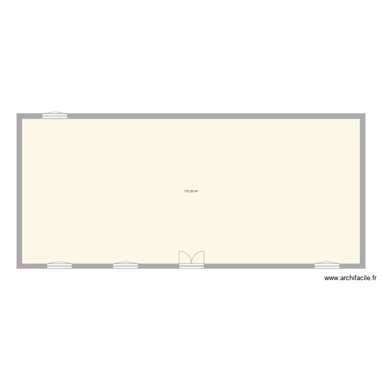 FACADE EST. Plan de 