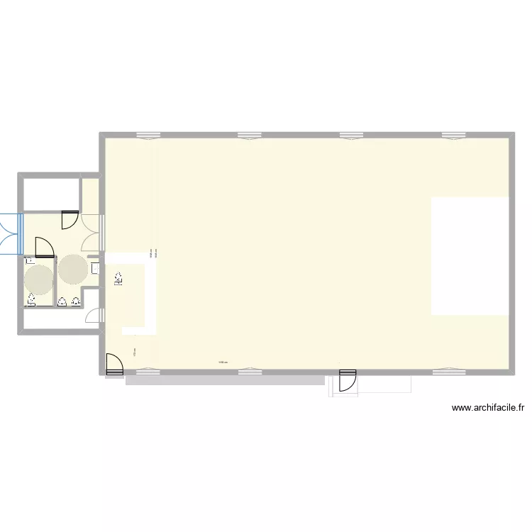 Salle des Fêtes Montjoyer apres travaux 1. Plan de Salle des Fêtes Montjoyer apres travaux 1. Plan de