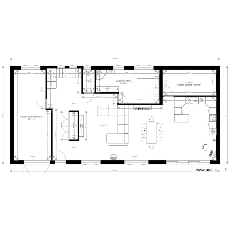 Projet Spinelli. Plan de 0 pièce et 0 m2