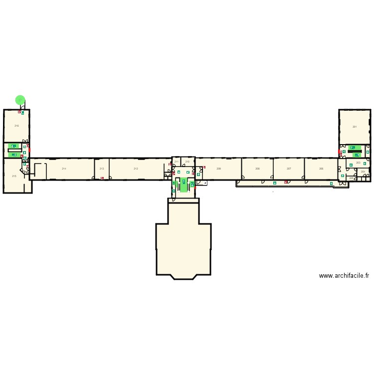 Plan 2ème étage . Plan de 0 pièce et 0 m2