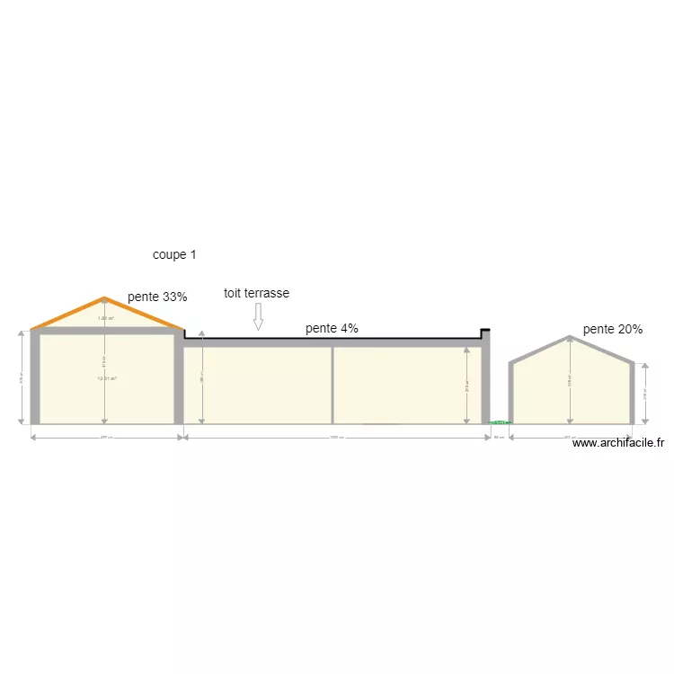fa&ccedil;ade sud coupe1 final thomas. Plan de 