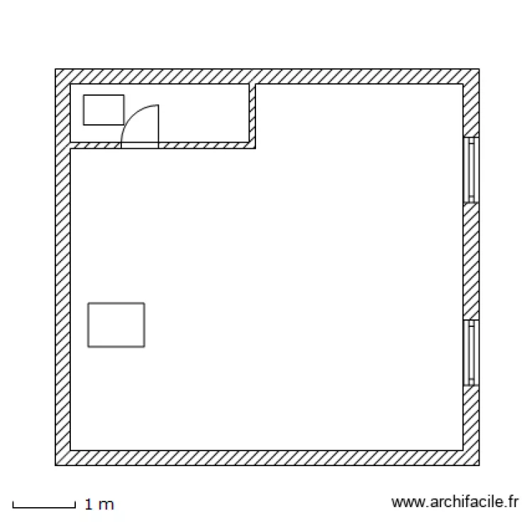 Combles LACHAUX. Plan de Combles LACHAUX. Plan de
