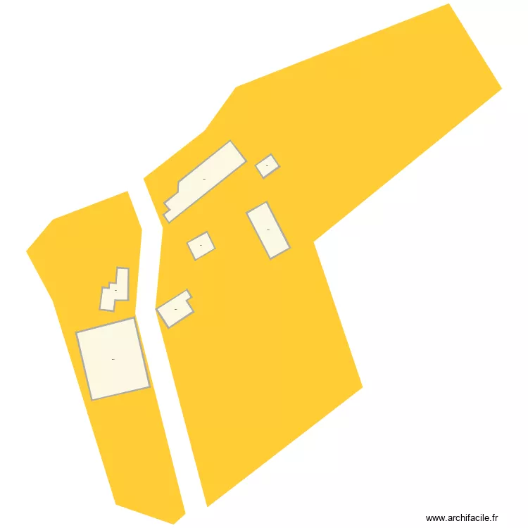 La Brosse Nouans. Plan de 