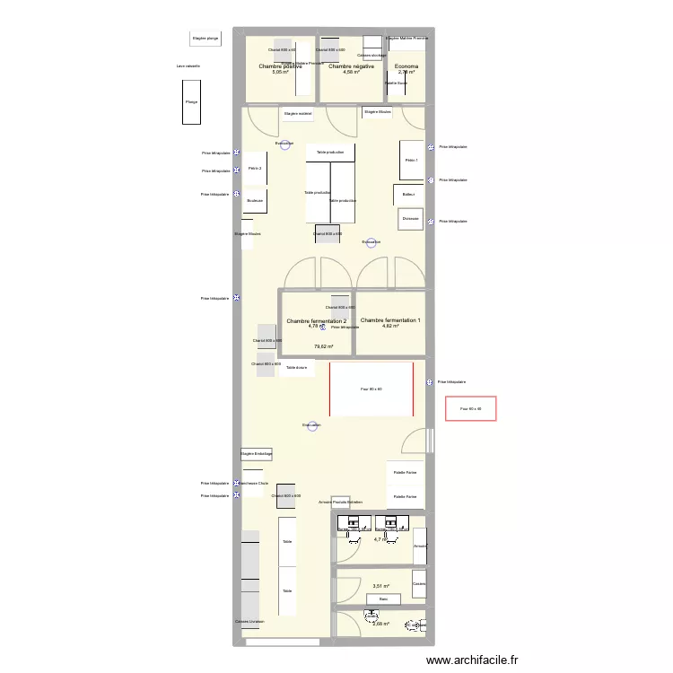 Dorian 120m2 - Montreuil 5. Plan de 