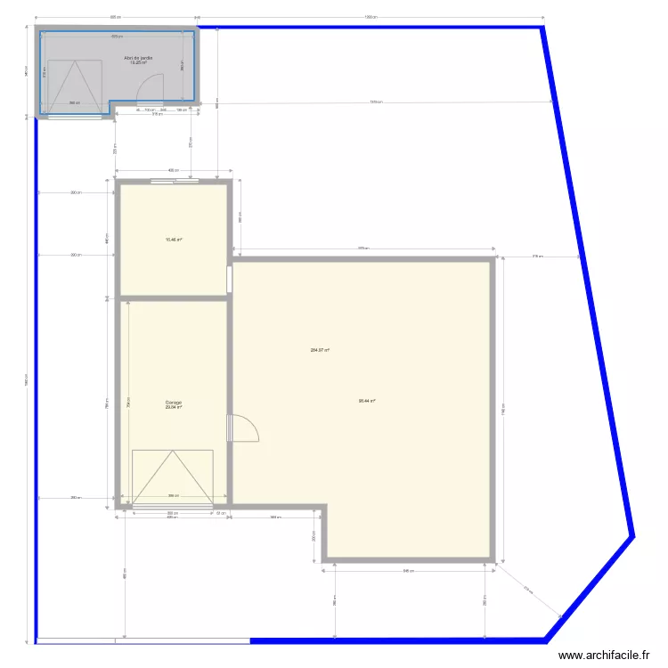 Plan de masse Bourgenay. Plan de 