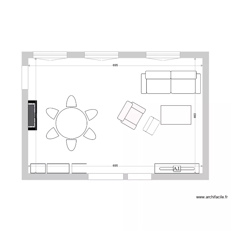 122_SALON_canape238_tableronde_vVLE_variante. Plan de 122_SALON_canape238_tableronde_vVLE_variante. Plan de