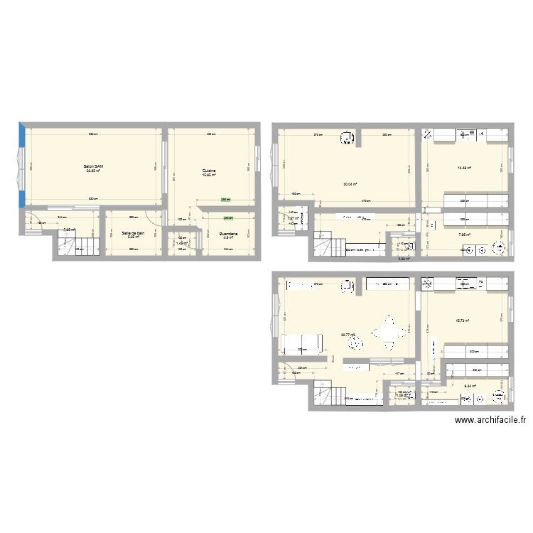 Maison Marcq1. Plan de 0 pièce et 0 m2