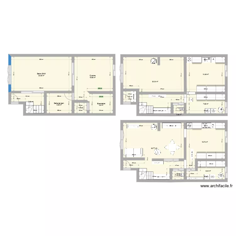 Maison Marcq1. Plan de 