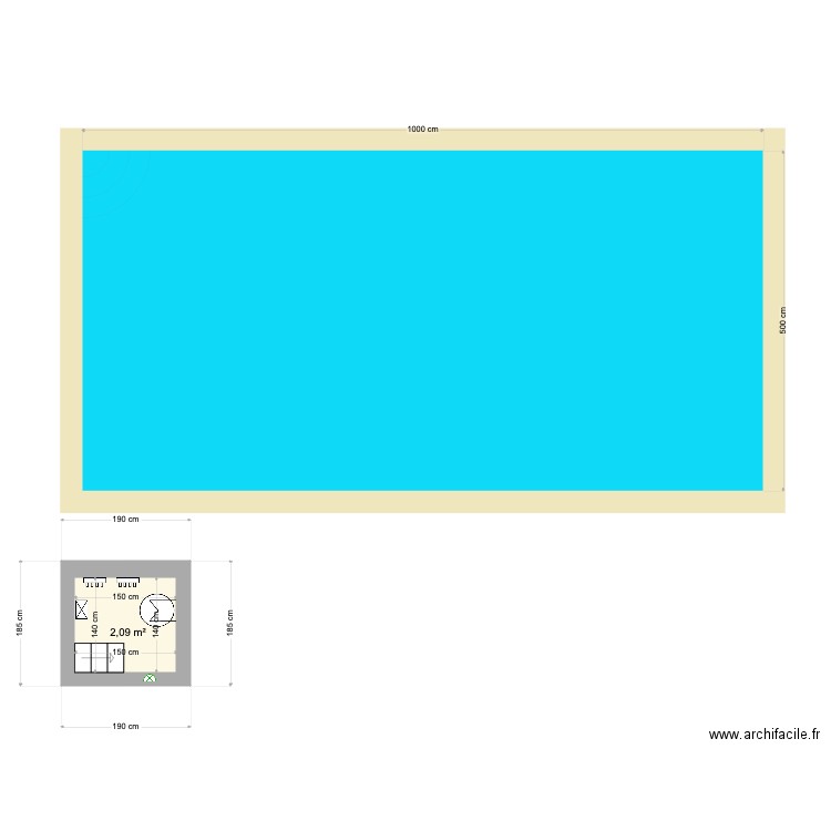 piscine 20 09 2021 V3. Plan de 0 pièce et 0 m2