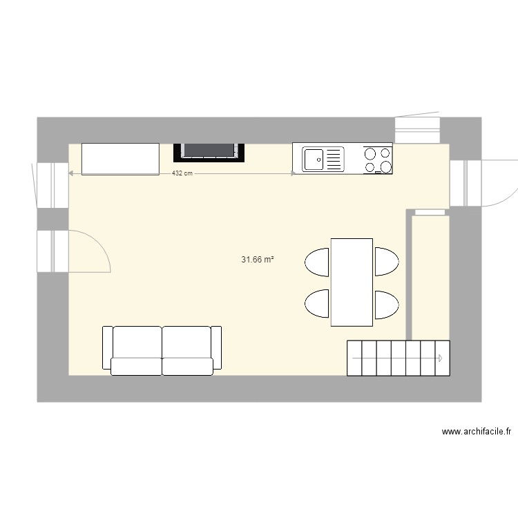 dongeron toit. Plan de 0 pièce et 0 m2