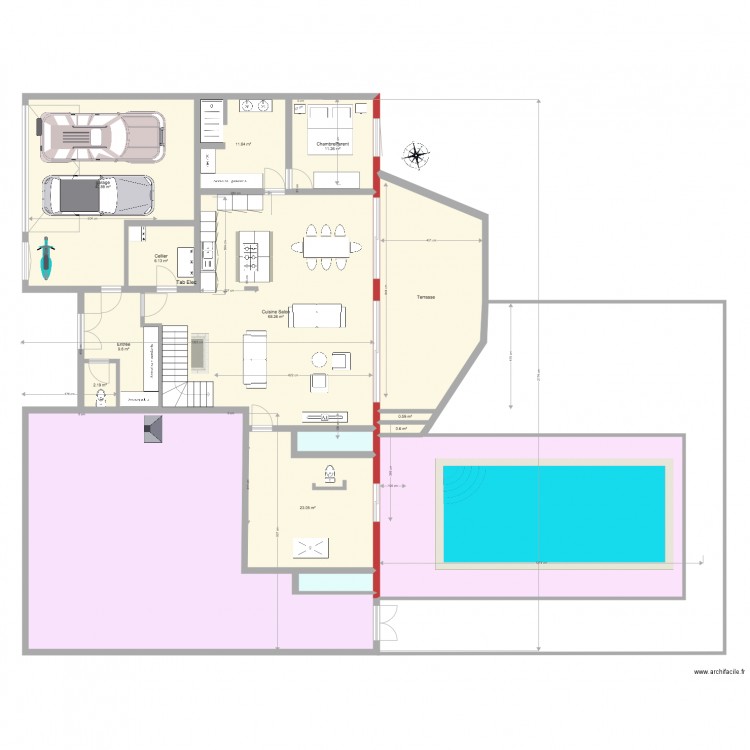 Grange SJS v21 1 étage. Plan de 0 pièce et 0 m2