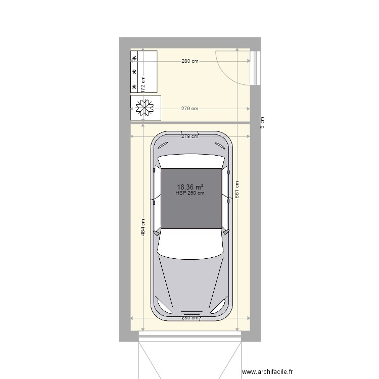 Garage Cellier. Plan de 0 pièce et 0 m2