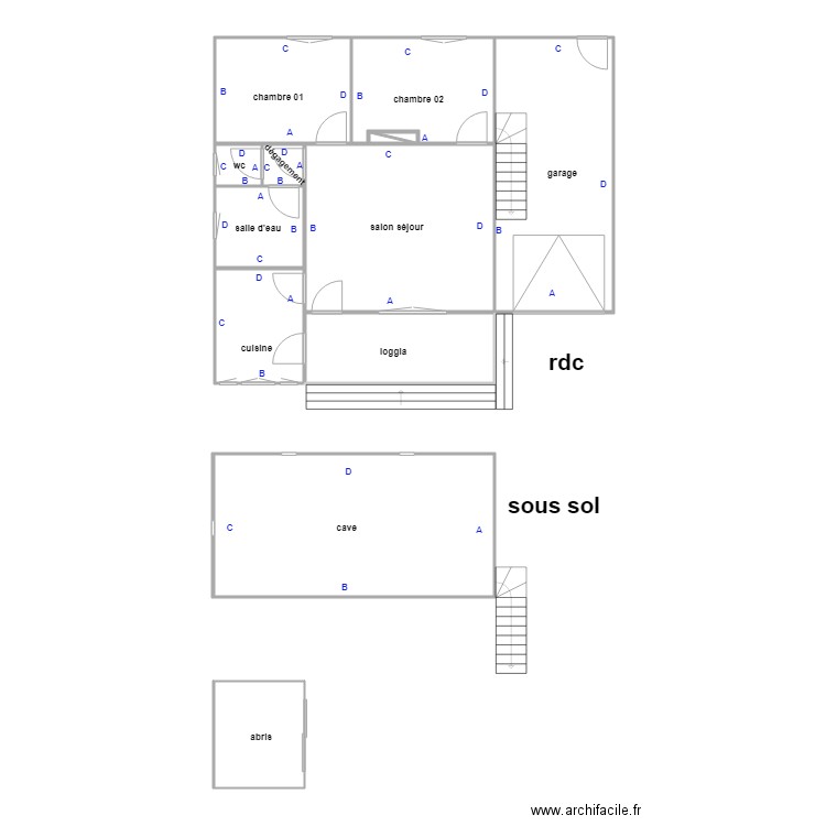 coffineau. Plan de 0 pièce et 0 m2