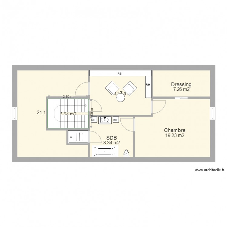 Maison grenier 26bis 10x14. Plan de 0 pièce et 0 m2