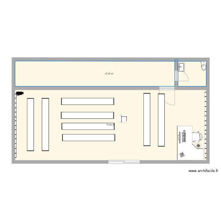 cyrielle. Plan de 0 pièce et 0 m2