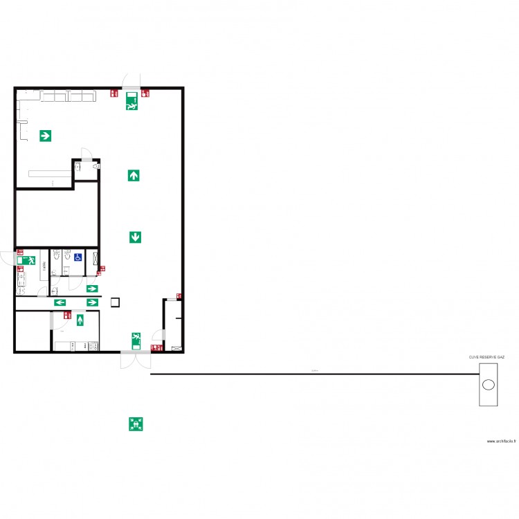 SALLE fete. Plan de 0 pièce et 0 m2