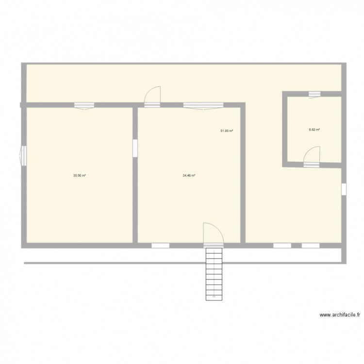 1 er etage bis. Plan de 0 pièce et 0 m2