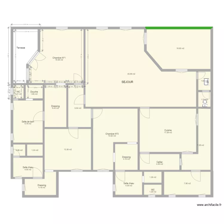 MAISON LIBREVILLE 2. Plan de 