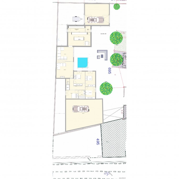 maison v5. Plan de 0 pièce et 0 m2