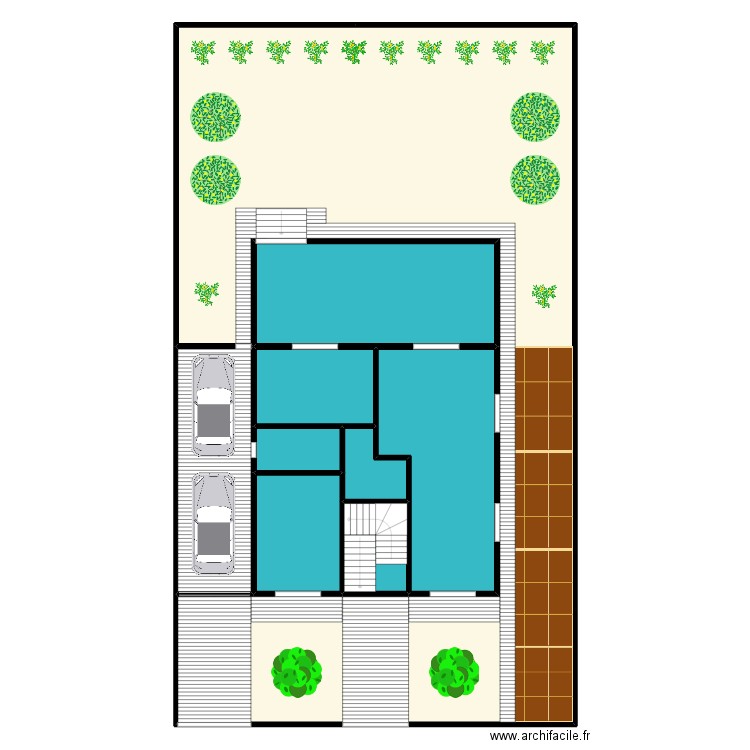 Emirdag Bahce. Plan de 9 pièces et 417 m2