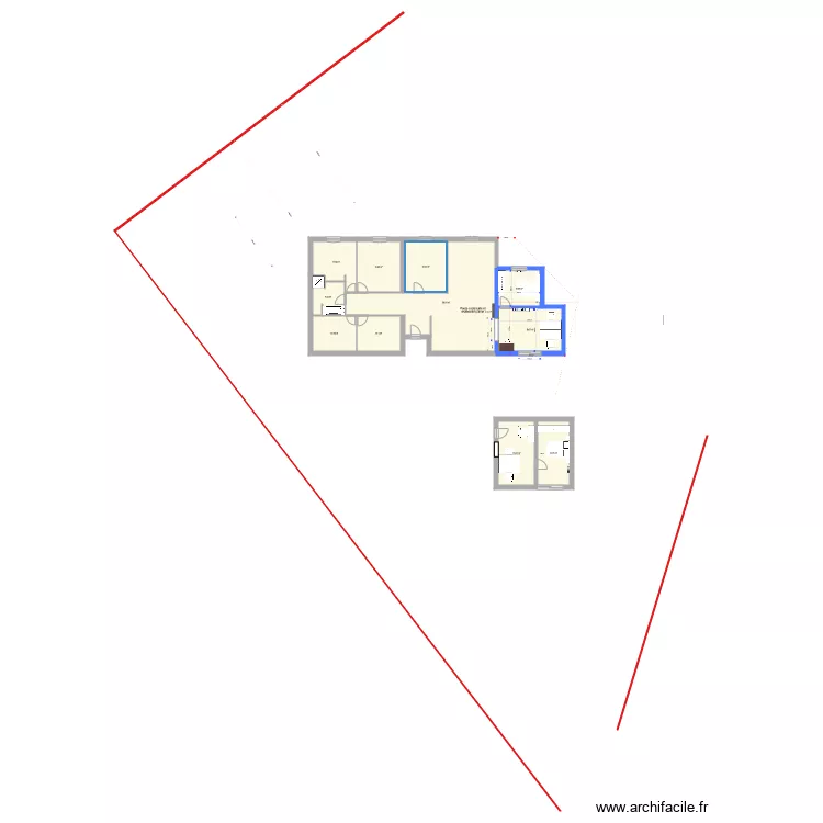 limite 3m plan archi adapt&eacute;. Plan de 