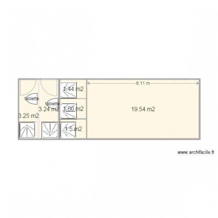 SANITAIRE . Plan de 0 pièce et 0 m2