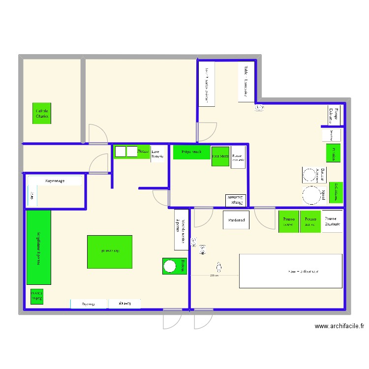 Boulangerie Cavalerie Version vue avec SOPHIE . Plan de 0 pièce et 0 m2