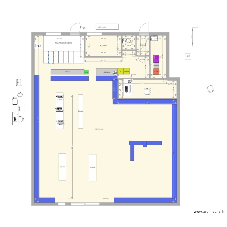 planriccrac. Plan de 0 pièce et 0 m2