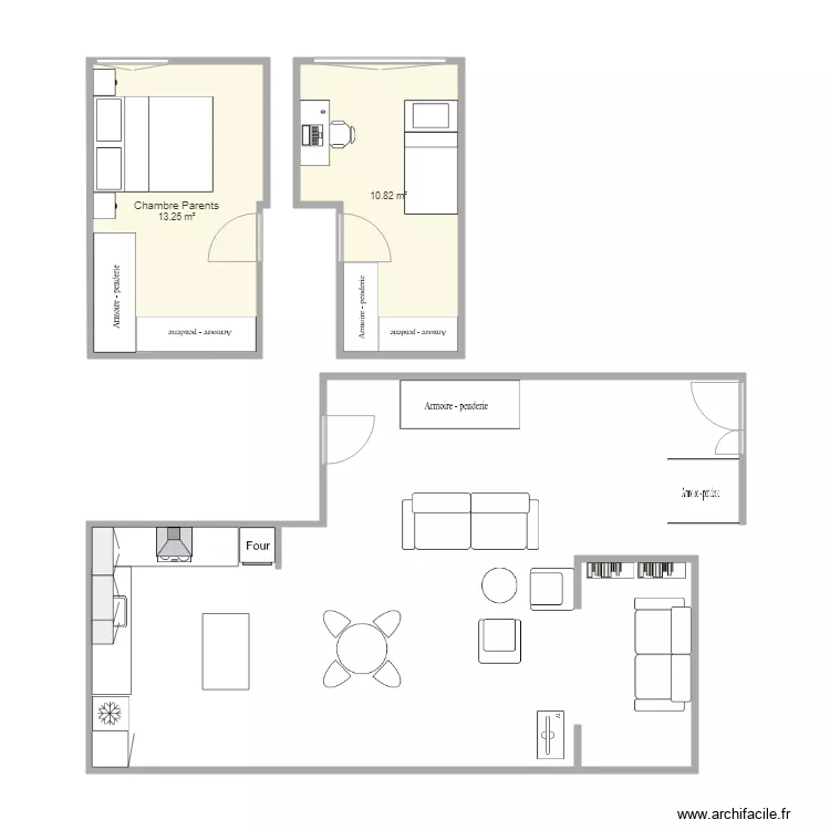 Plan Appartement Daumesnil JF. Plan de 
