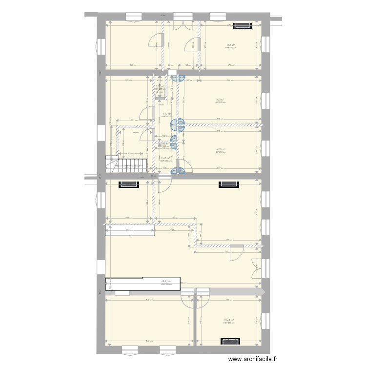 presbytere nouveau. Plan de 0 pièce et 0 m2