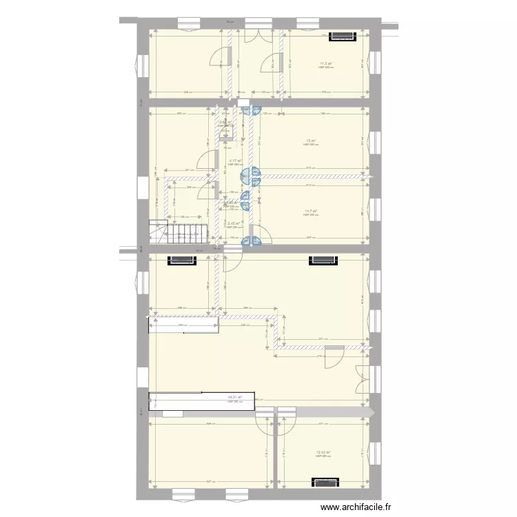 presbytere nouveau. Plan de 