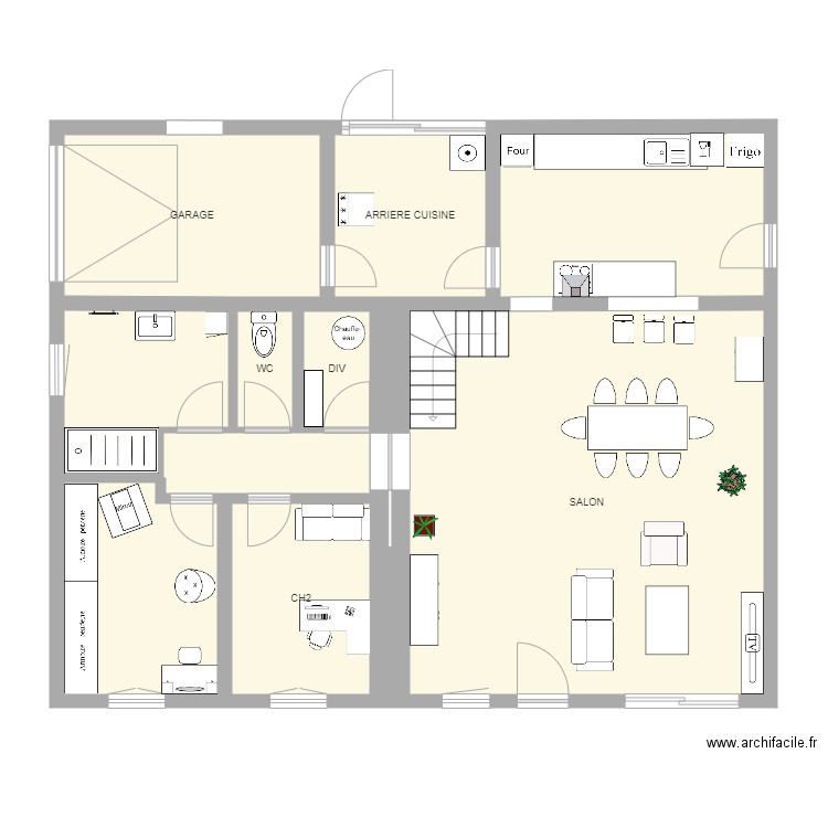 guéméné rdc final. Plan de 0 pièce et 0 m2