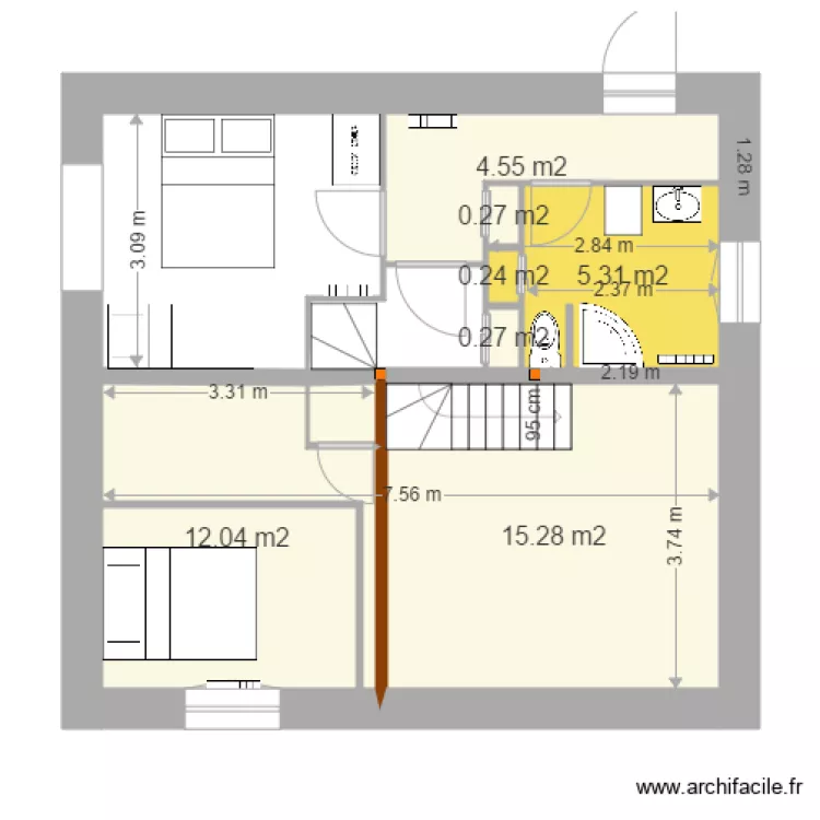 grange V 31 19 janvier. Plan de 